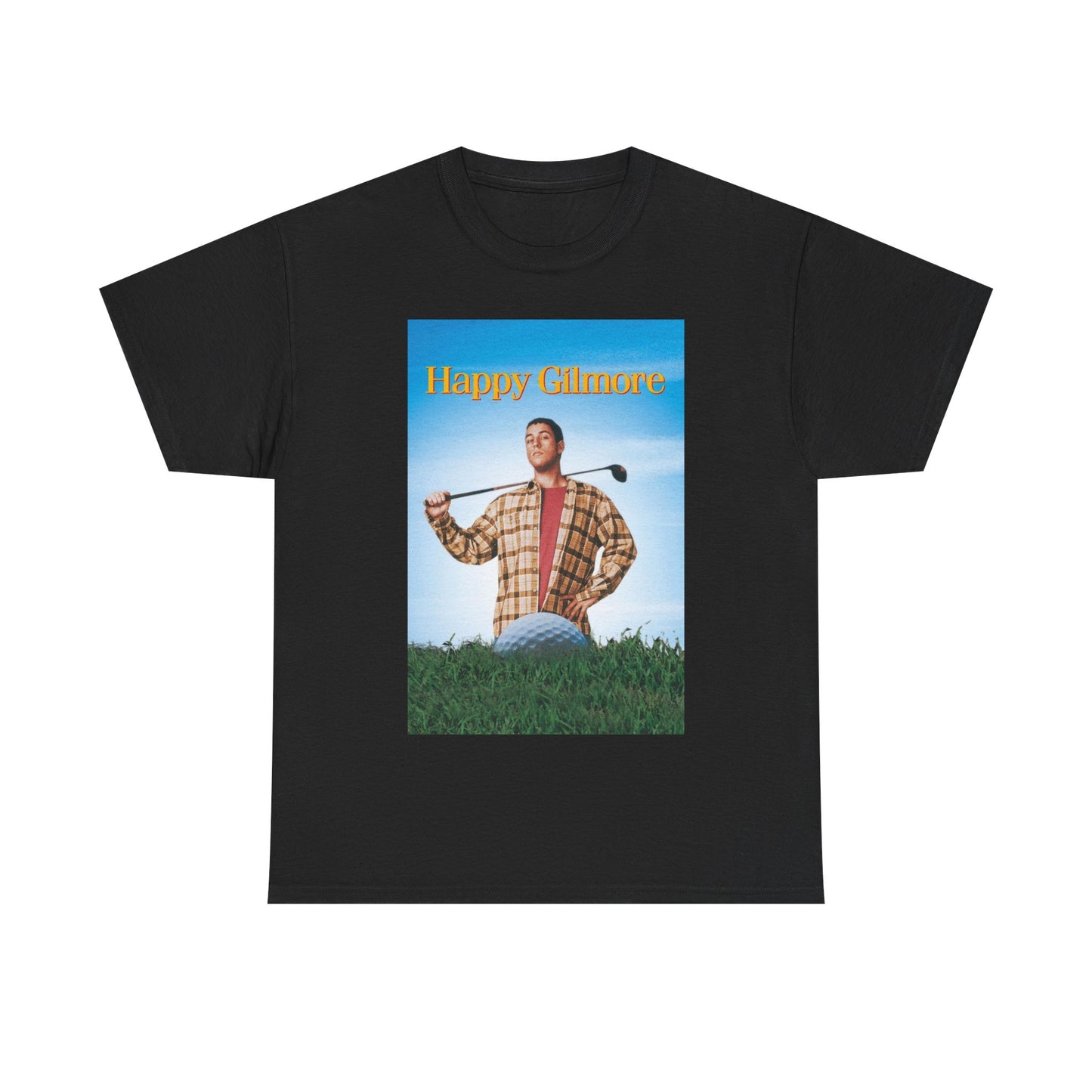 Happy Gilmore T-shirt vintage Adam Sandler retro golf comedy Unisex Heavy Cotton