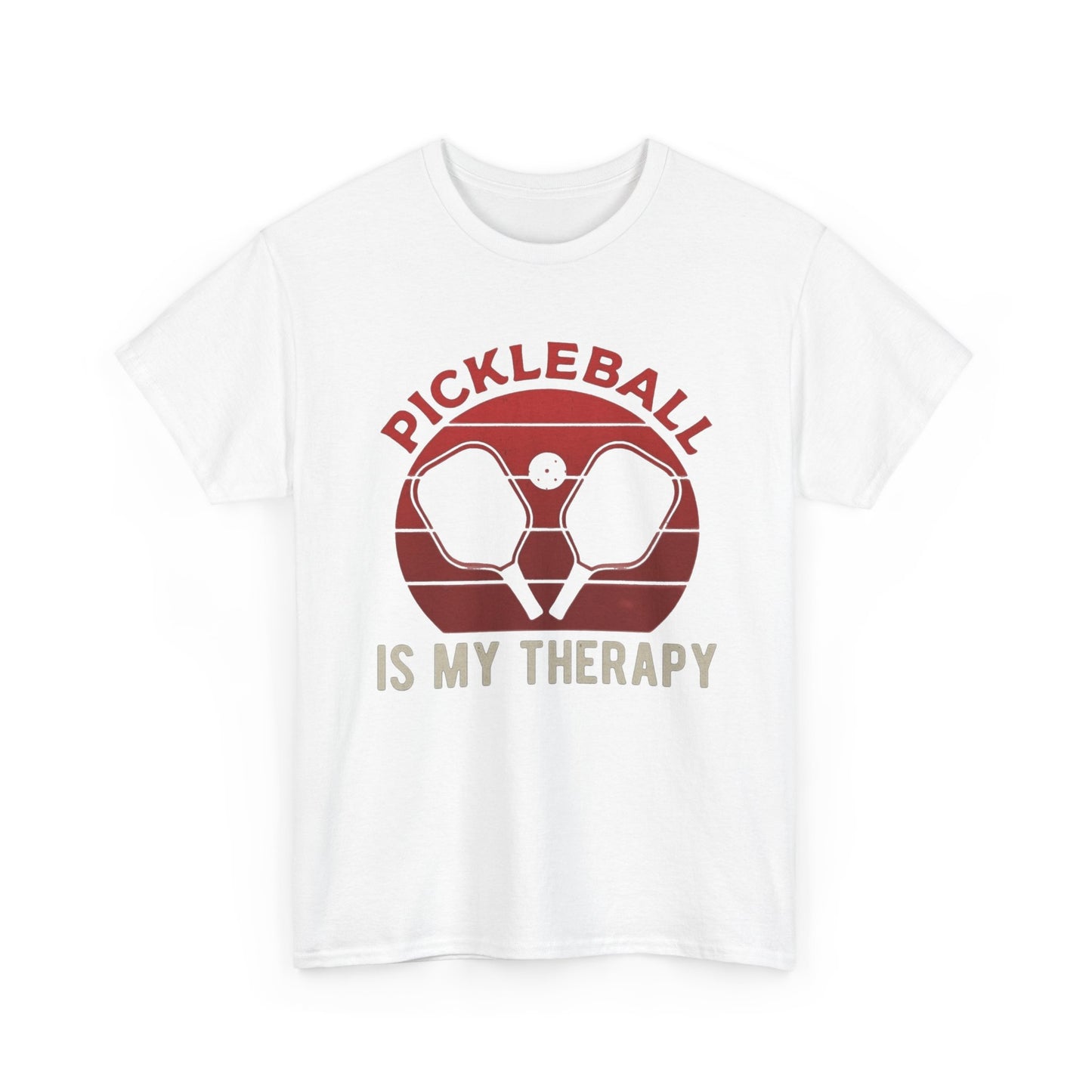 Pickleball Is My Therapy Graphic T Shirt Cotton Tee Apparel New