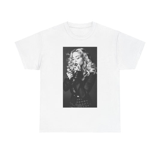 Madonna Tshirt Vintage Modeling Graphic 90s retro Queen Unisex Heavy Cotton Tee