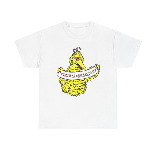 Take More Responsibility Graphic T-Shirt Unisex Heavy Cotton Tee Gift