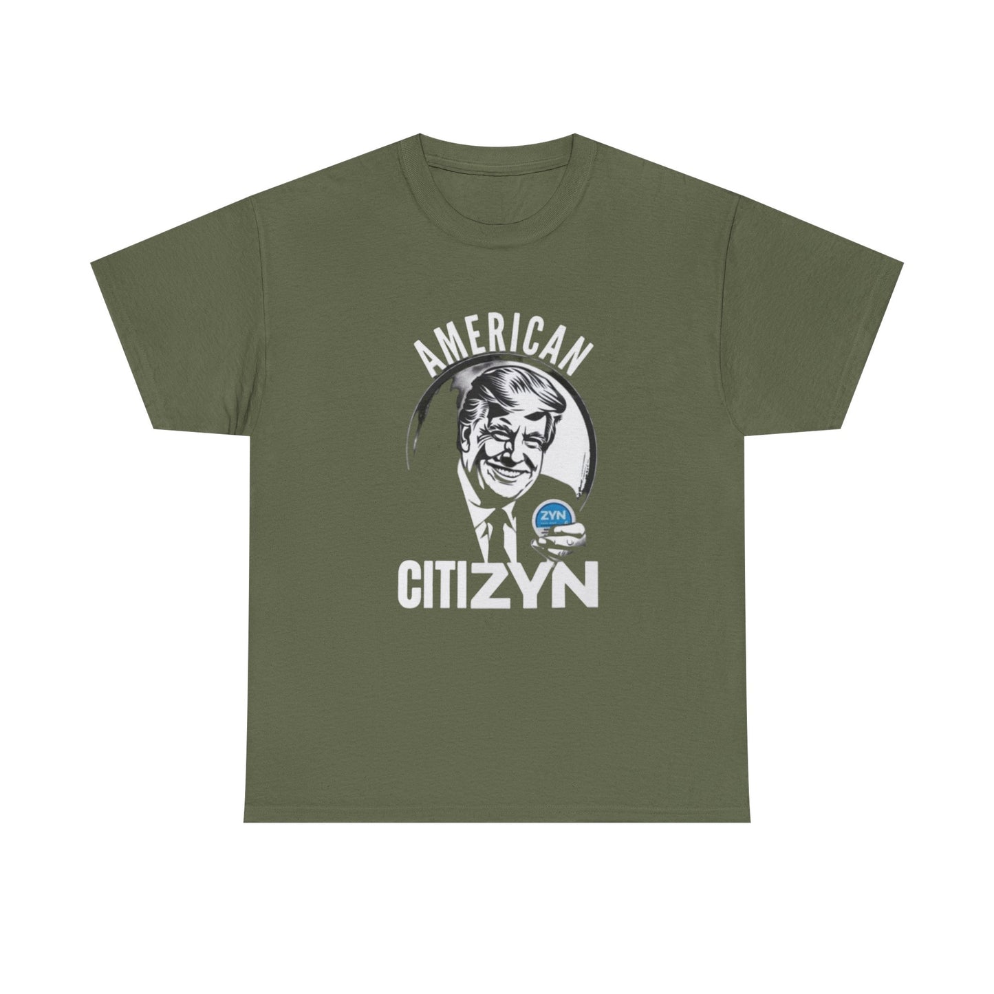 ZYN T-shirt funny Trump Shane Gillis Tucker Newport graphic Heavy Cotton Tee