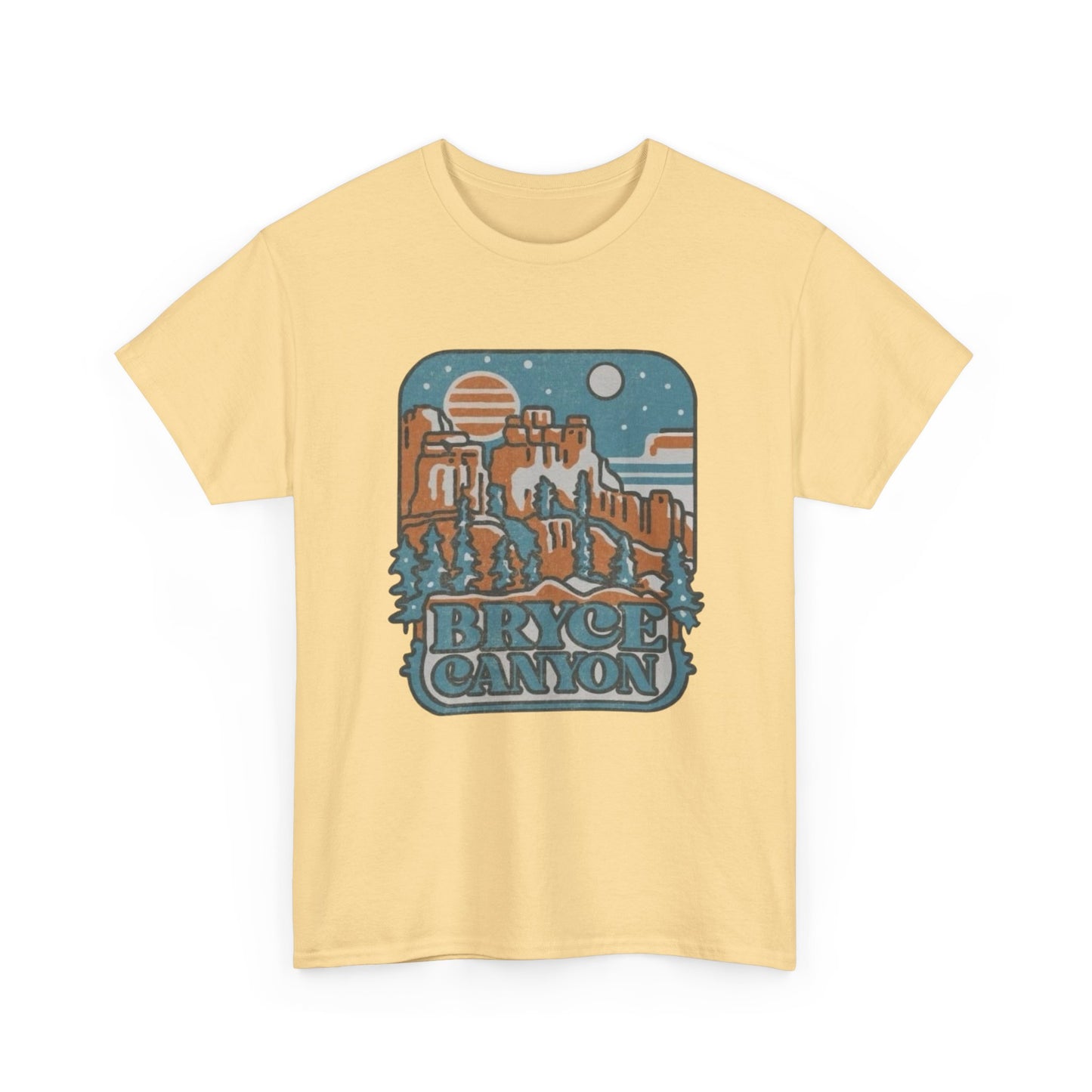 Bryce Canyon Retro Graphic T Shirt NEW Adult Tee