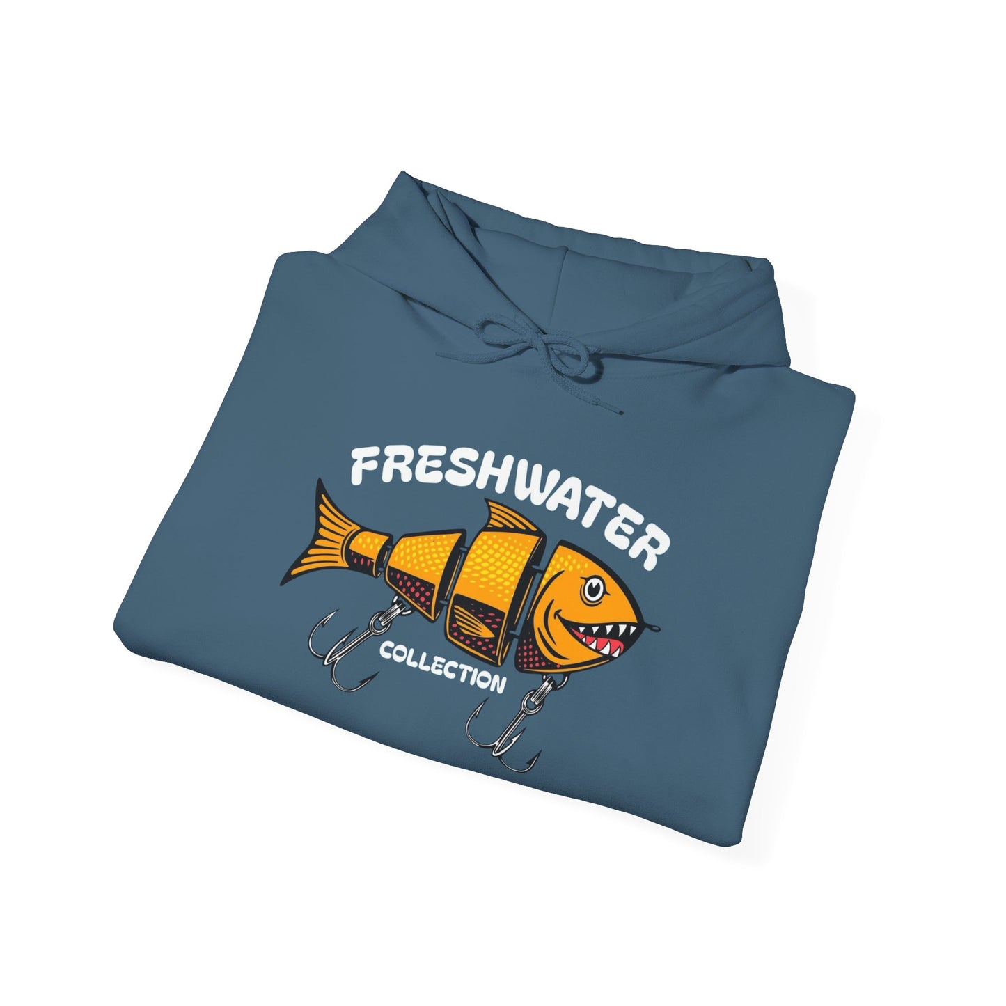 Freshwater Fishing Collection Graphic Hoodie Heavy Blend Sweatshirt NEW