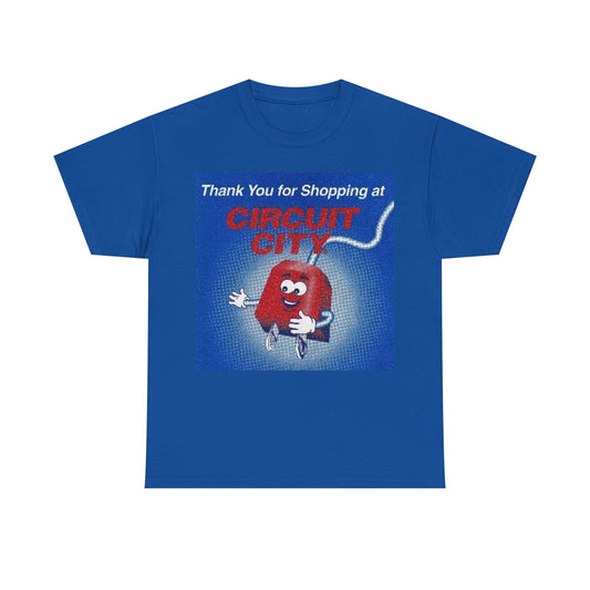 Circuit city shirt vintage design retro art staples Unisex Heavy Cotton Tee