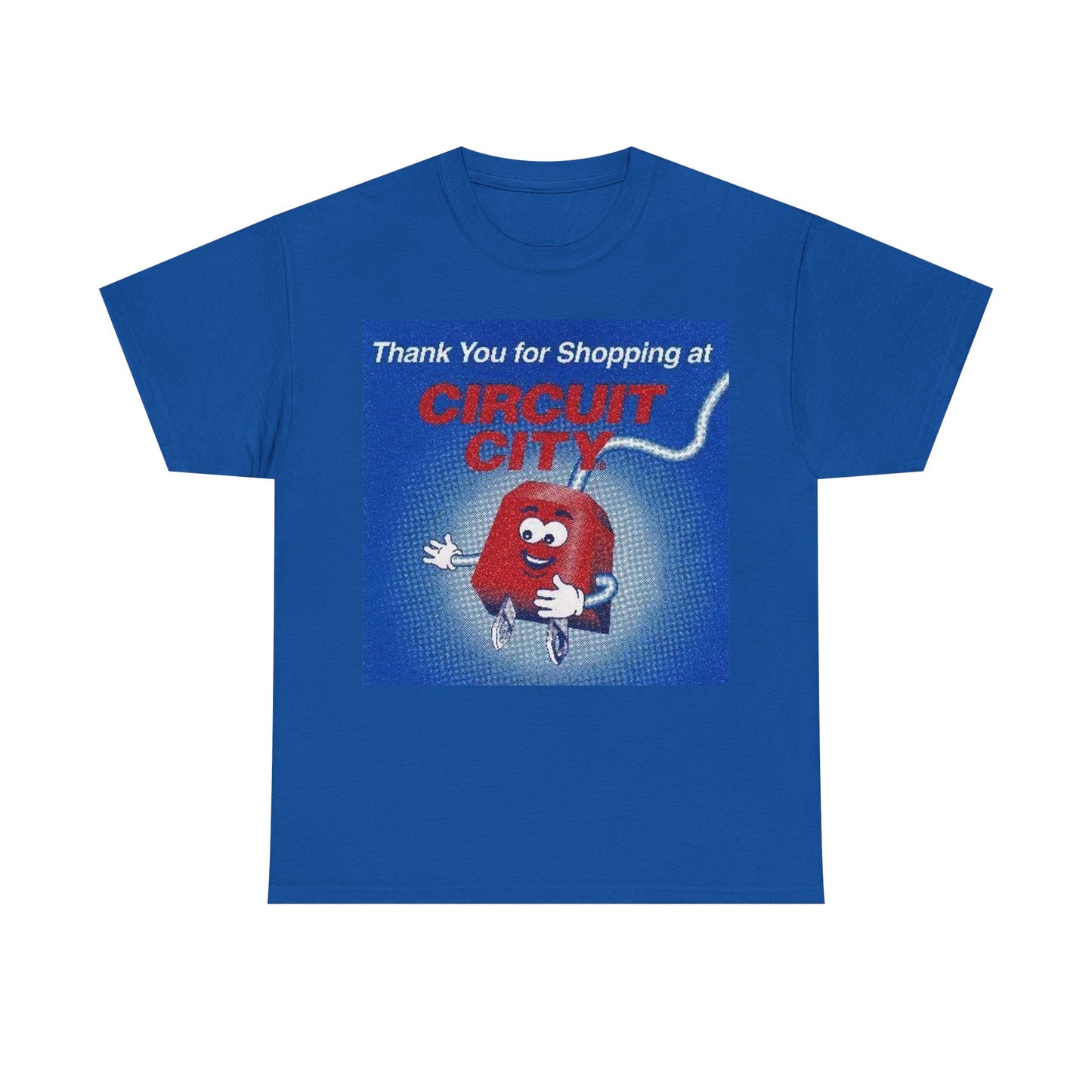 Circuit city shirt vintage design retro art staples Unisex Heavy Cotton Tee