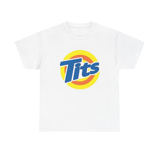 Tits Funny Sex Jokes Graphic T Shirt NEW Unisex Heavy Cotton Tee