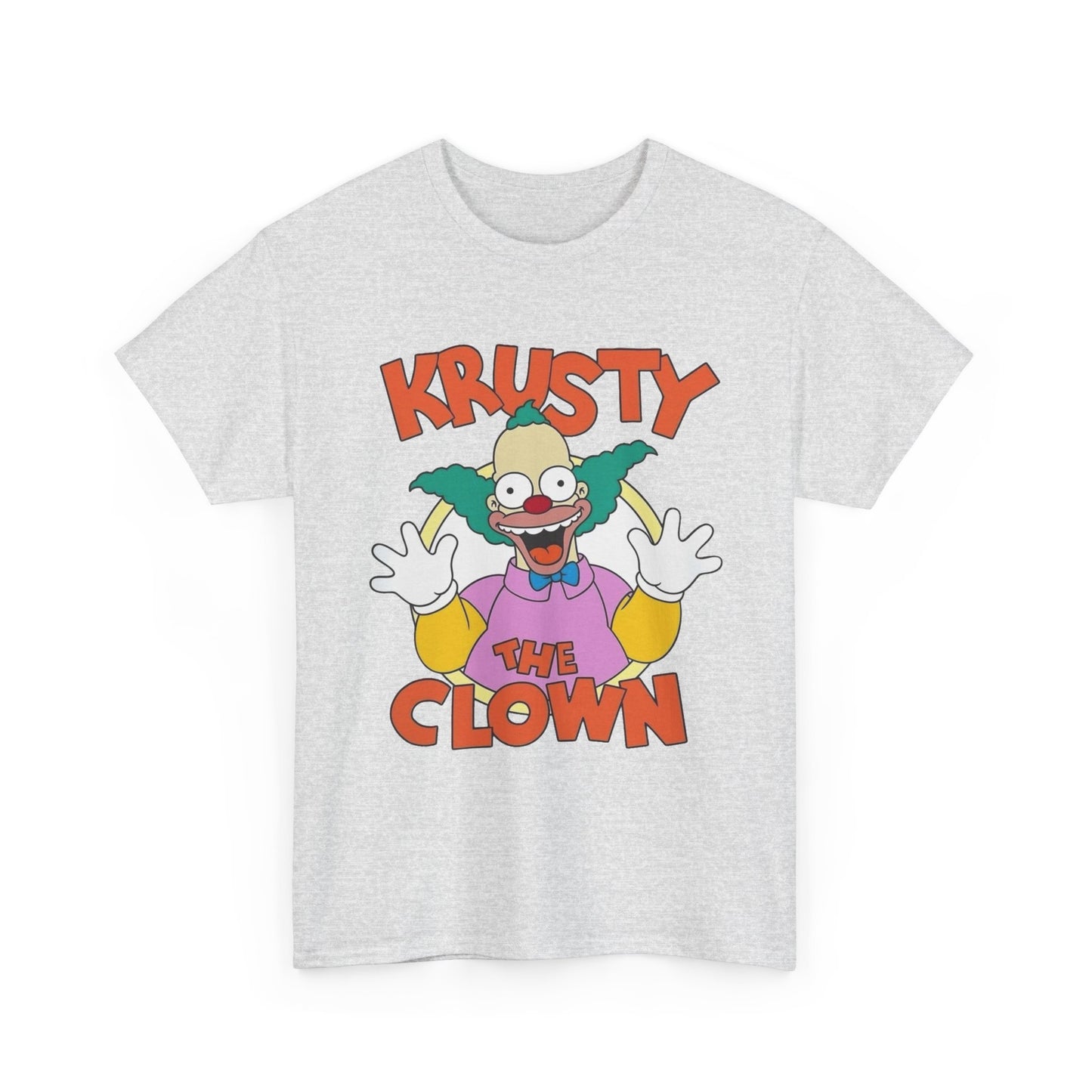 Krusty The Clown Graphic T Shirt NEW Vintage Unisex Heavy Cotton Tee