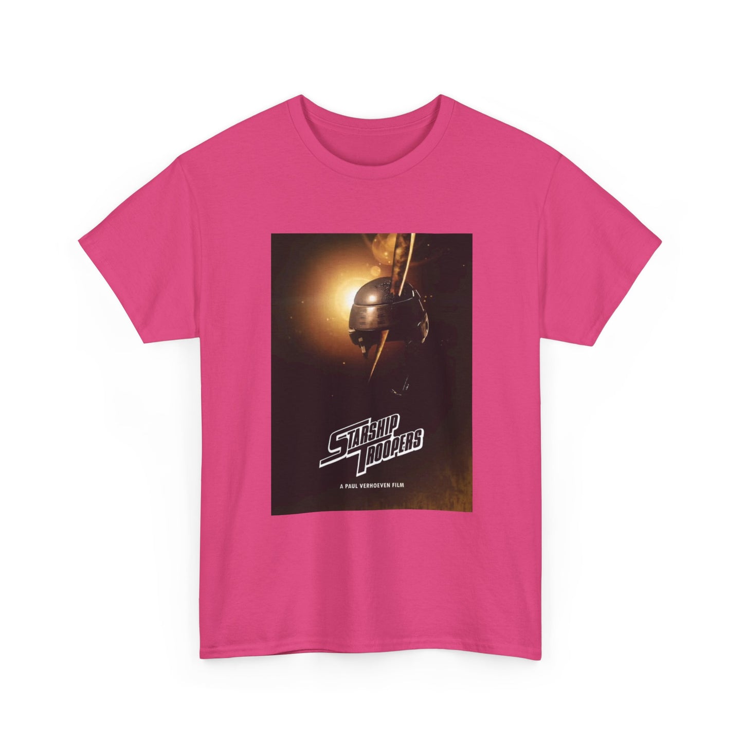 StarShip Troopers Tshirt Retro Action Movie Vintage Unisex Heavy Cotton Tee