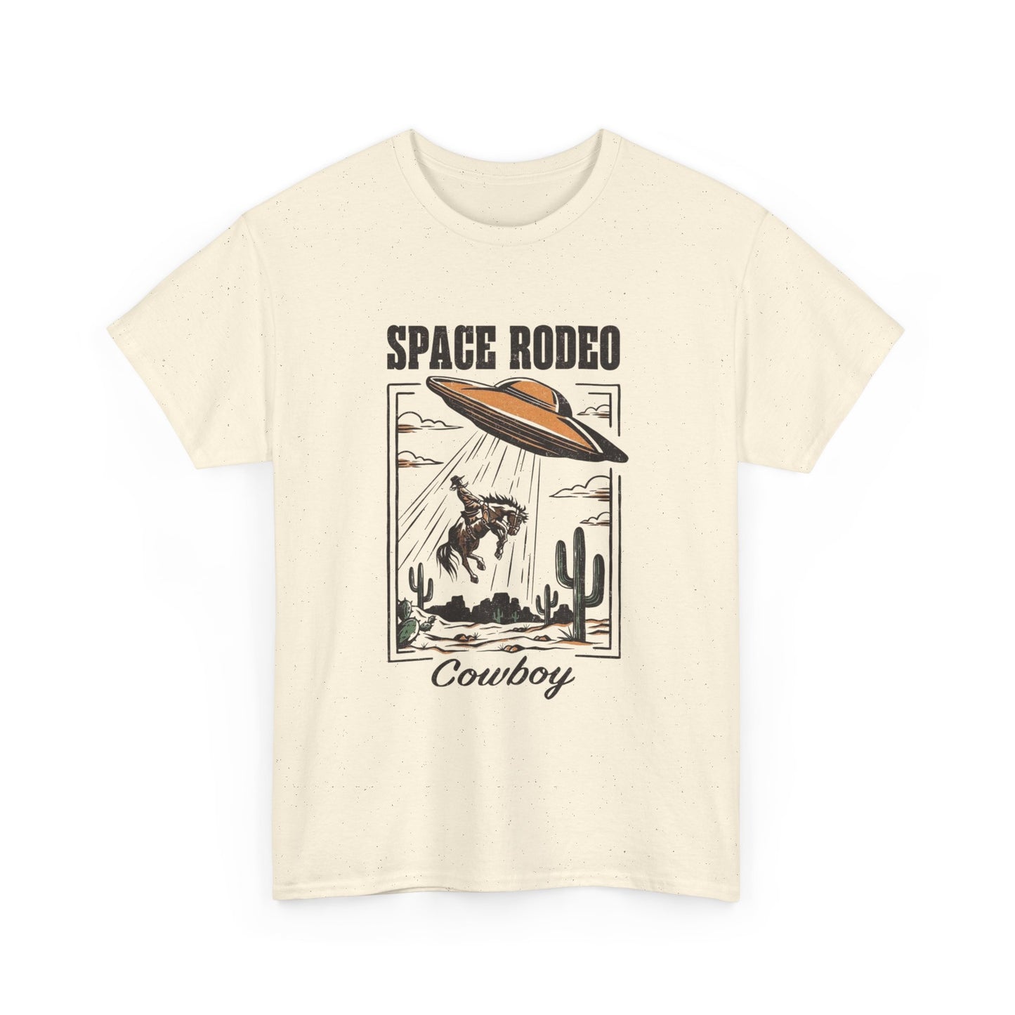 Space Rodeo Cowboy Graphic T Shirt Unisex Heavy Cotton Tee