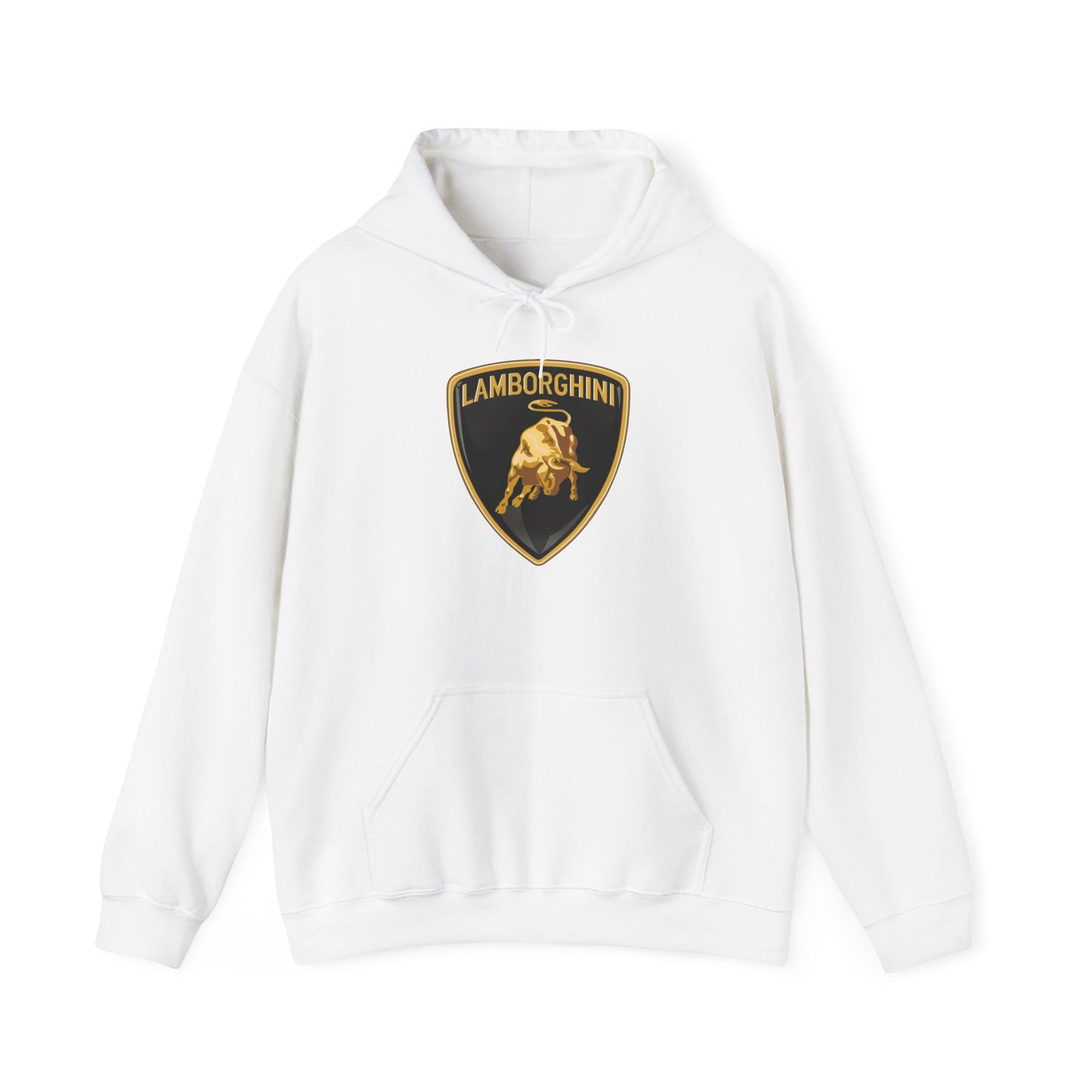 Lamborghini Graphic Car Logo Retro Brand New Heavy Blend™ Hooded Sweatshirt