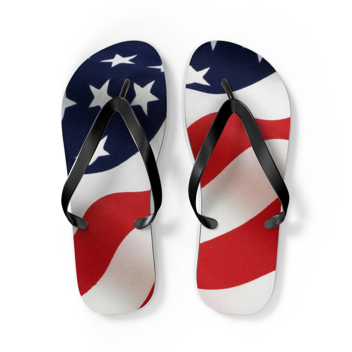 American Flag Beach Sandals, Slides for Summer, Flip Flops, Water Resistant