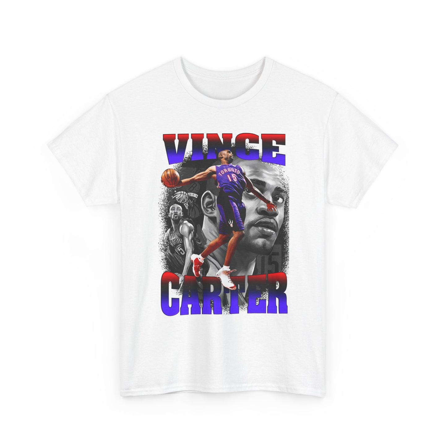 Vince Carter Graphic T Shirt Vintage Dunk Contest Unisex Heavy Cotton Tee