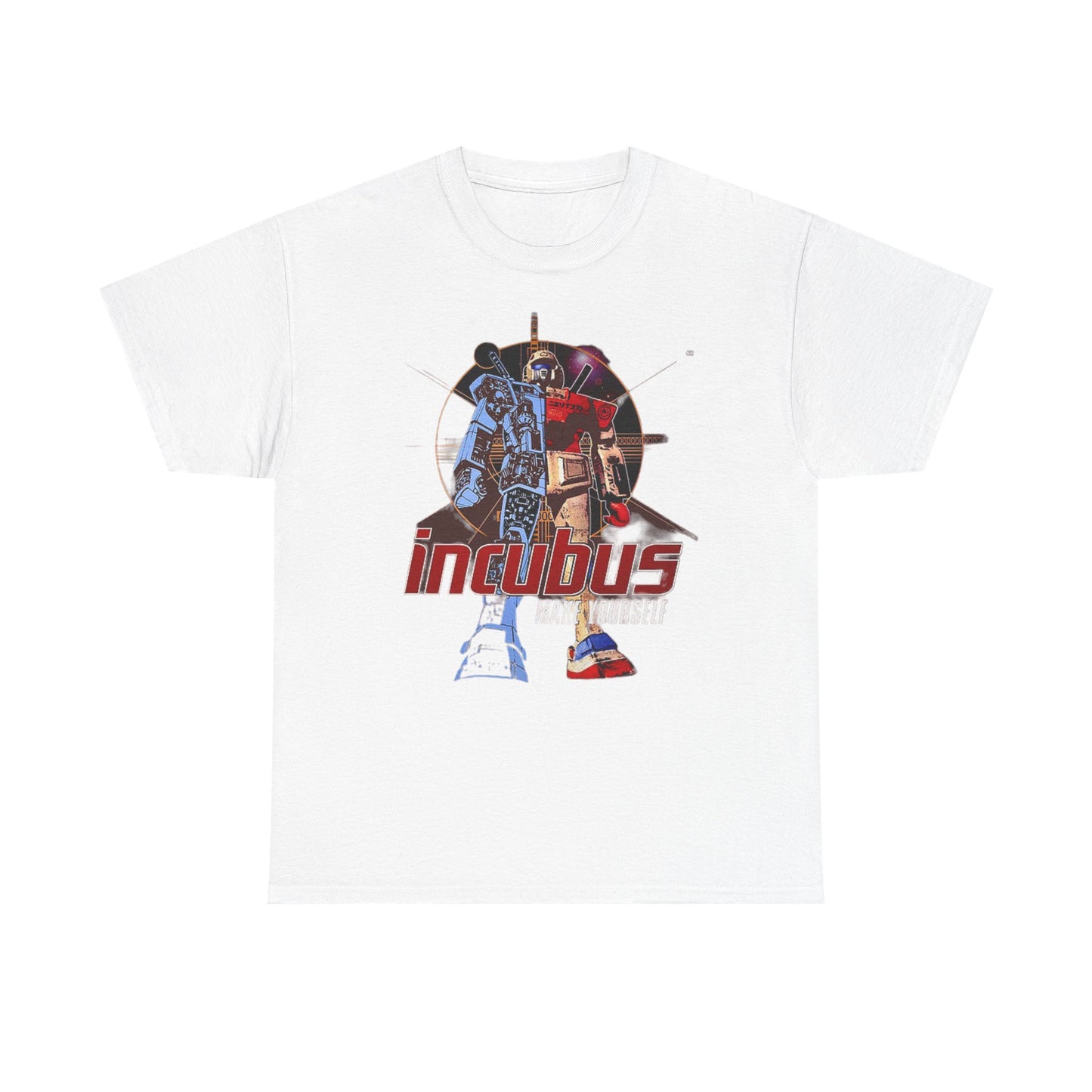 Incubus T-shirt vintage rock band retro metal Unisex Heavy Cotton Tee