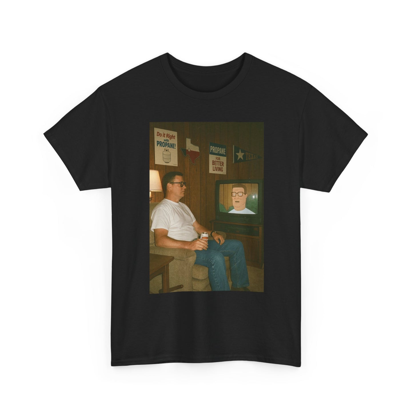 King Of The Hill Funny Graphic T Shirt Unisex Heavy Cotton Tee Gift New