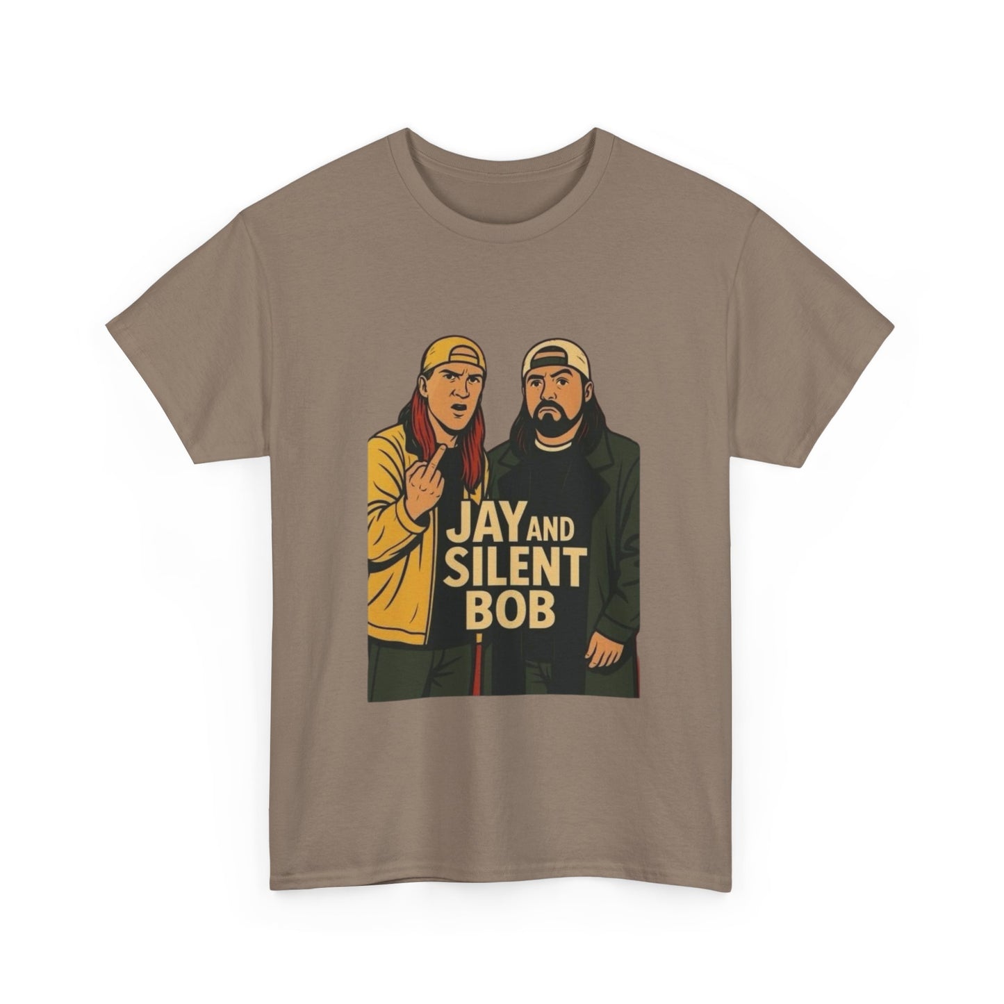 Jay And Silent Bob Comedy Graphic T Shirt NEW Unisex Heavy Cotton Tee