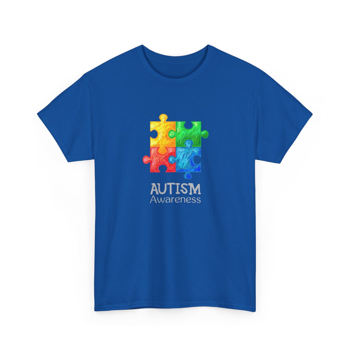 Autism Tshirt awareness health care nursing mental health Unisex Heavy Cotton