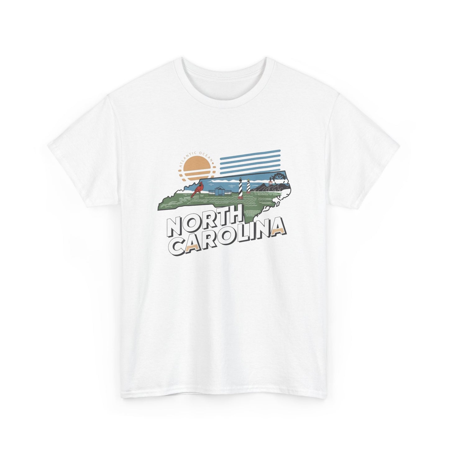North Carolina USA Graphic T Shirt NEW Adult Tee