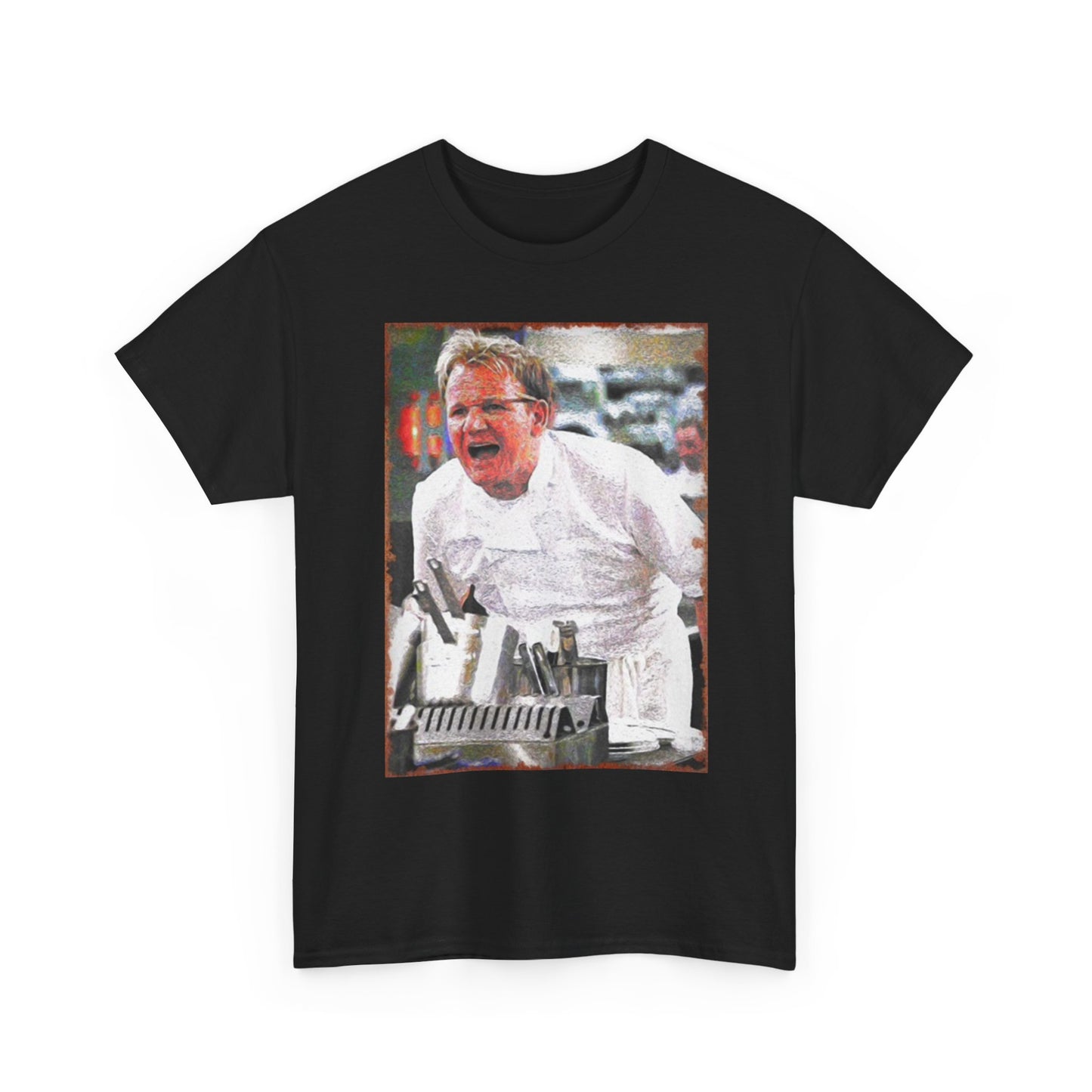 Gordon Ramsey Graphic T Shirt Chef Unisex Heavy Cotton Tee