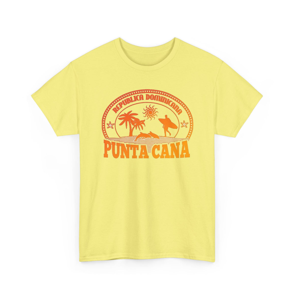 Punta Cana Graphic T Shirt Men's Dominican Republic Heavy Cotton Tee