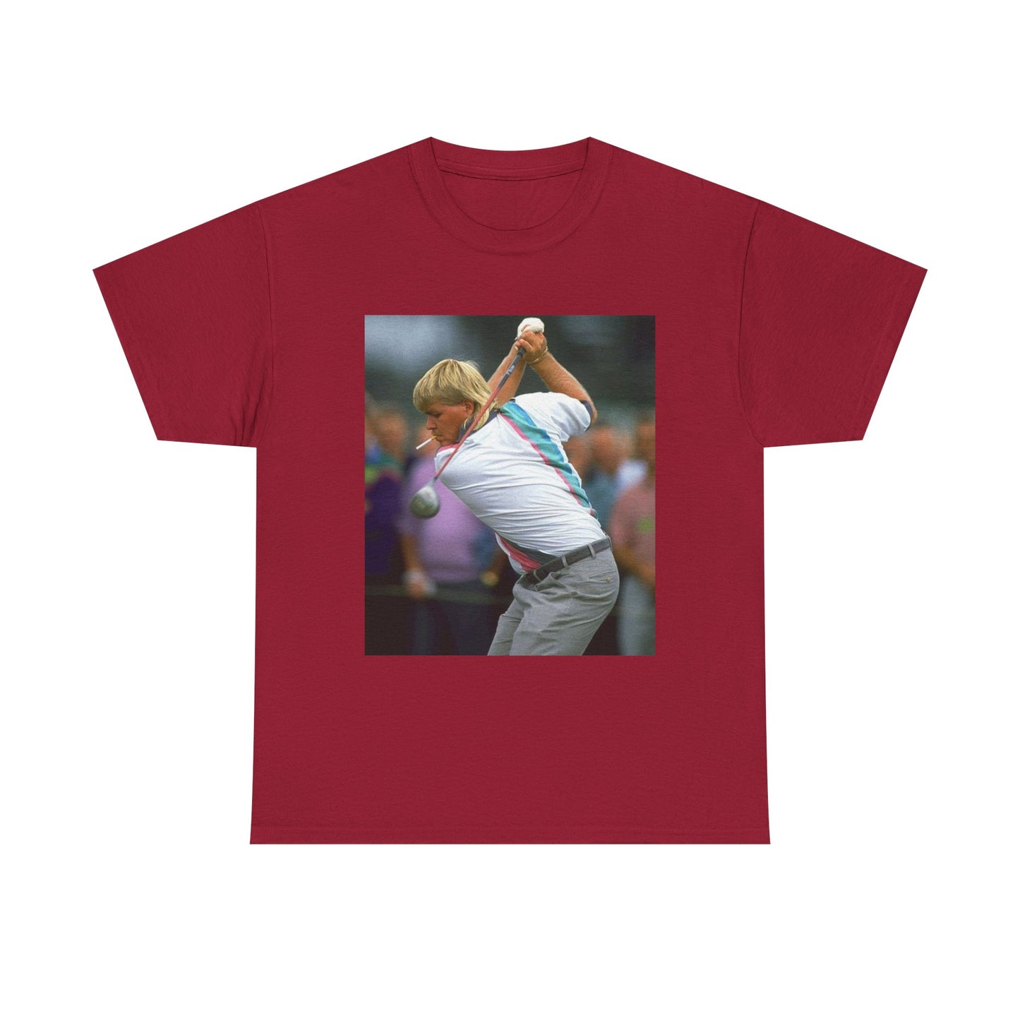 John Daly TShirt Masters golf club Tiger woods Vintage Unisex Heavy Cotton Tee