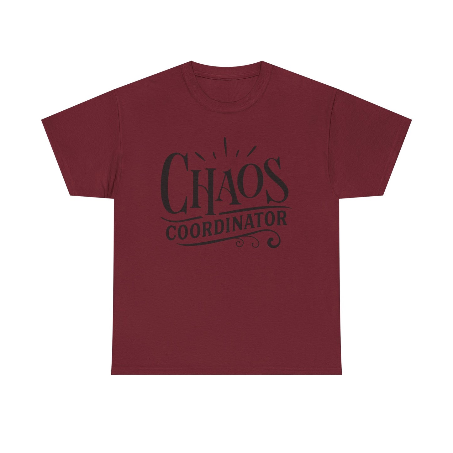 Chaos Coordinator Funny Graphic T Shirt Unisex Heavy Cotton Tee