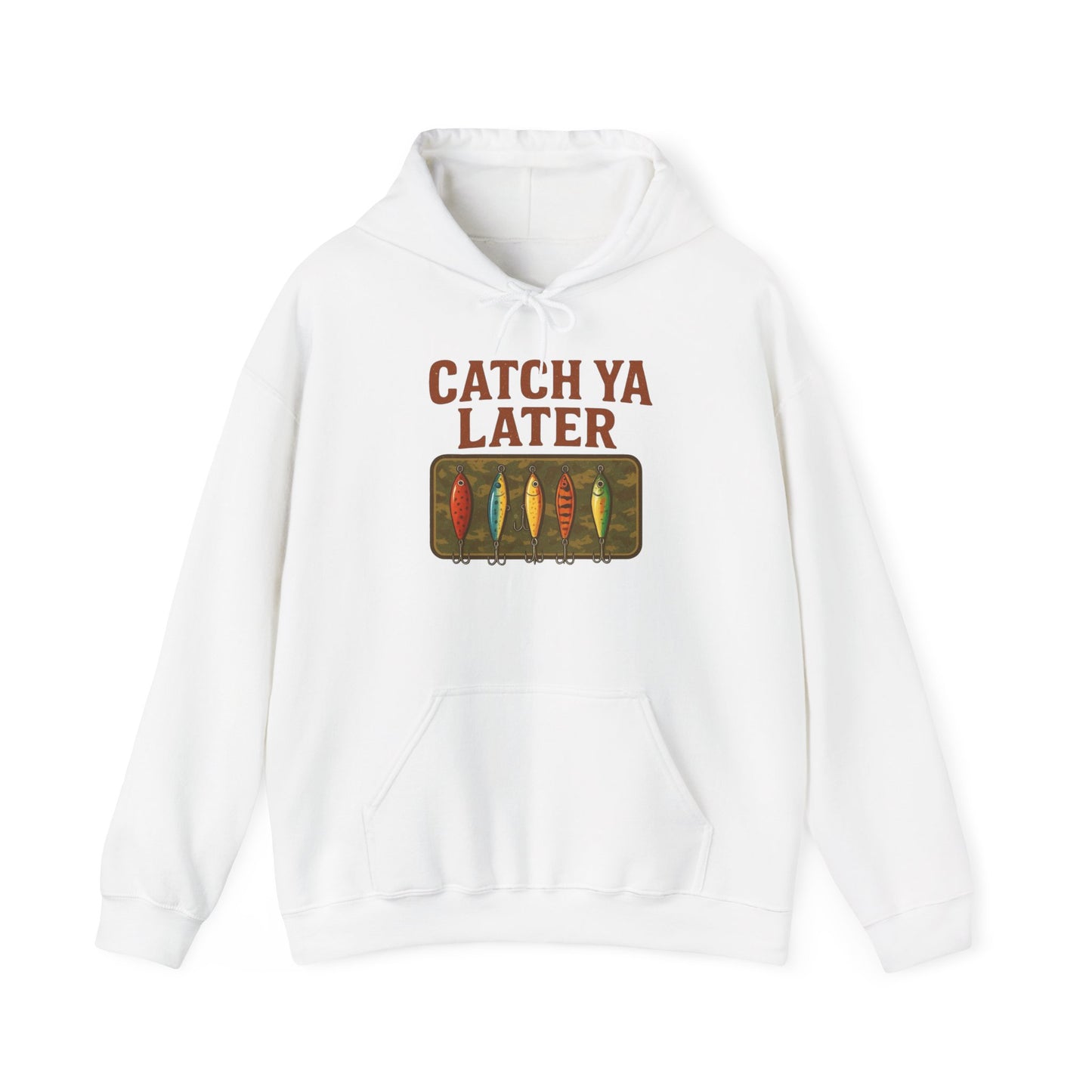 Catch Ya Later Fishing Graphic Hoodie Heavy Blend™ NEW Sweatshirt