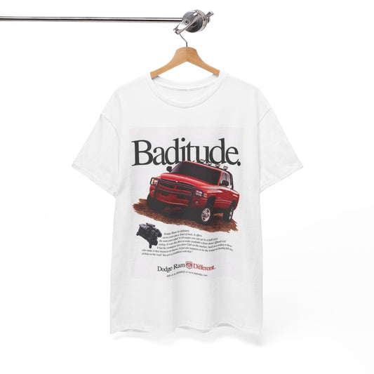 Dodge Trucks Tshirt Vintage Logo 90s Retro Mopar Unisex Heavy Tee 2nd Gen Poster