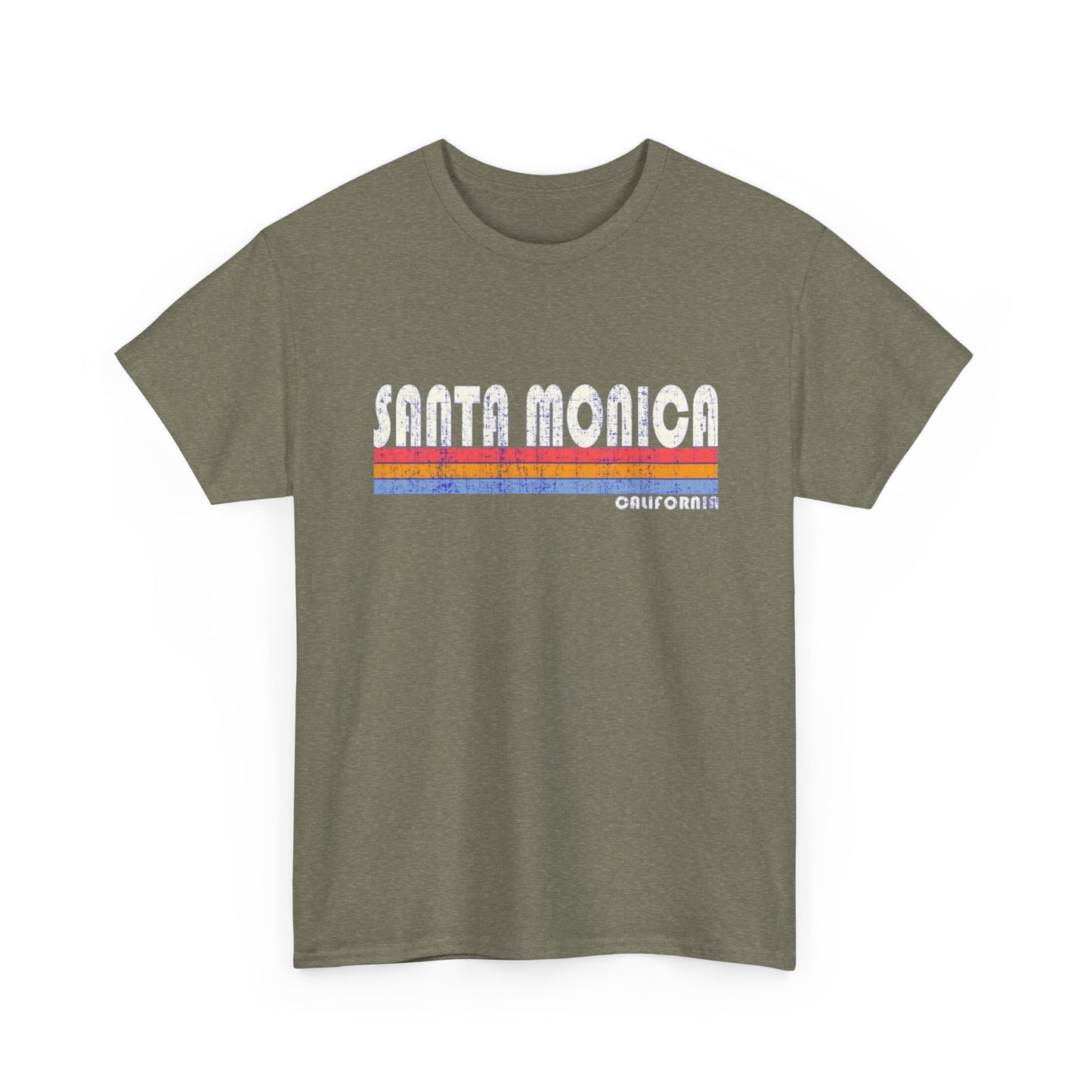 Santa Monica California Graphic T Shirt Unisex Adults NEW