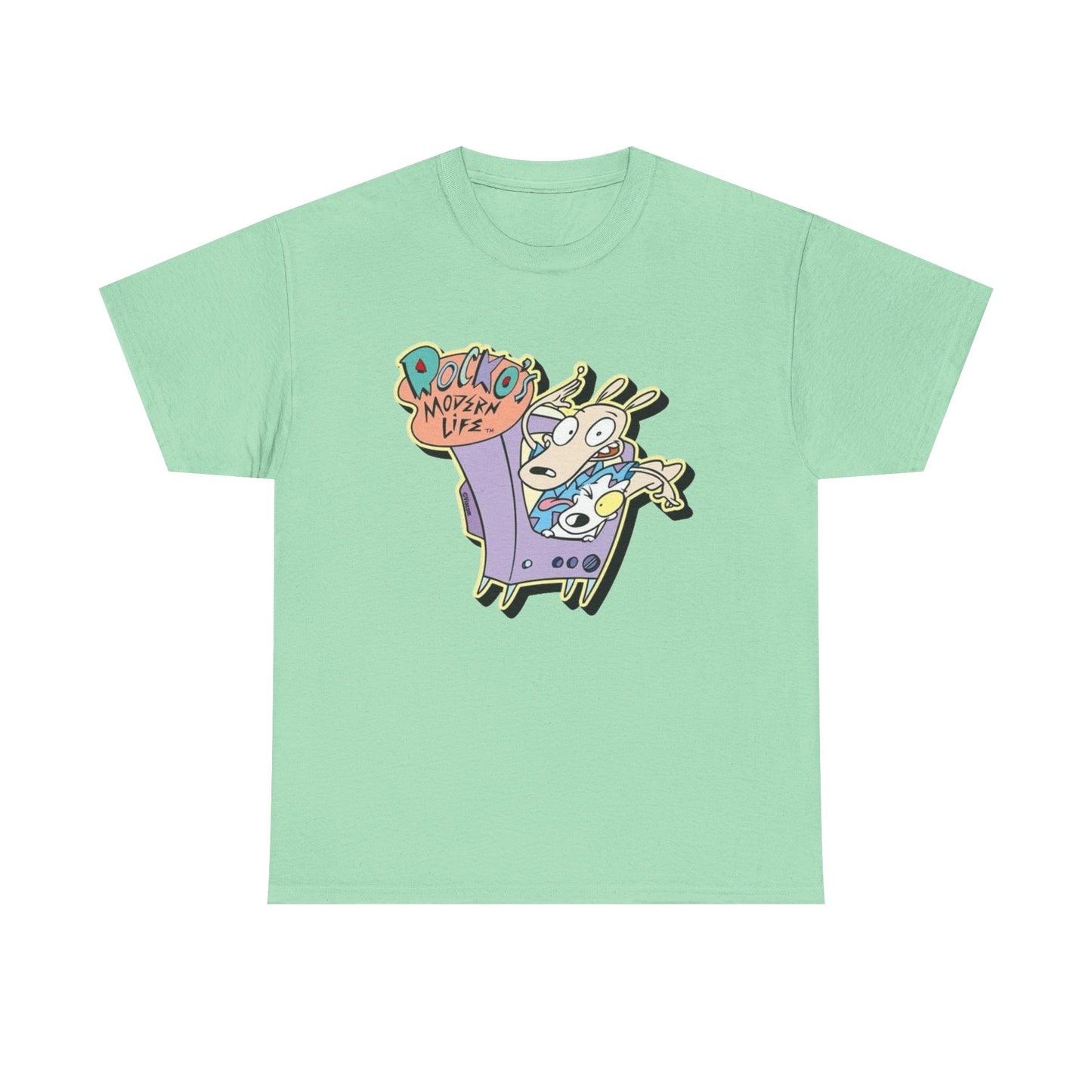Rockos Modern Life Vintage 90's Graphic T Shirt NEW Vintage Unisex Heavy Cotton