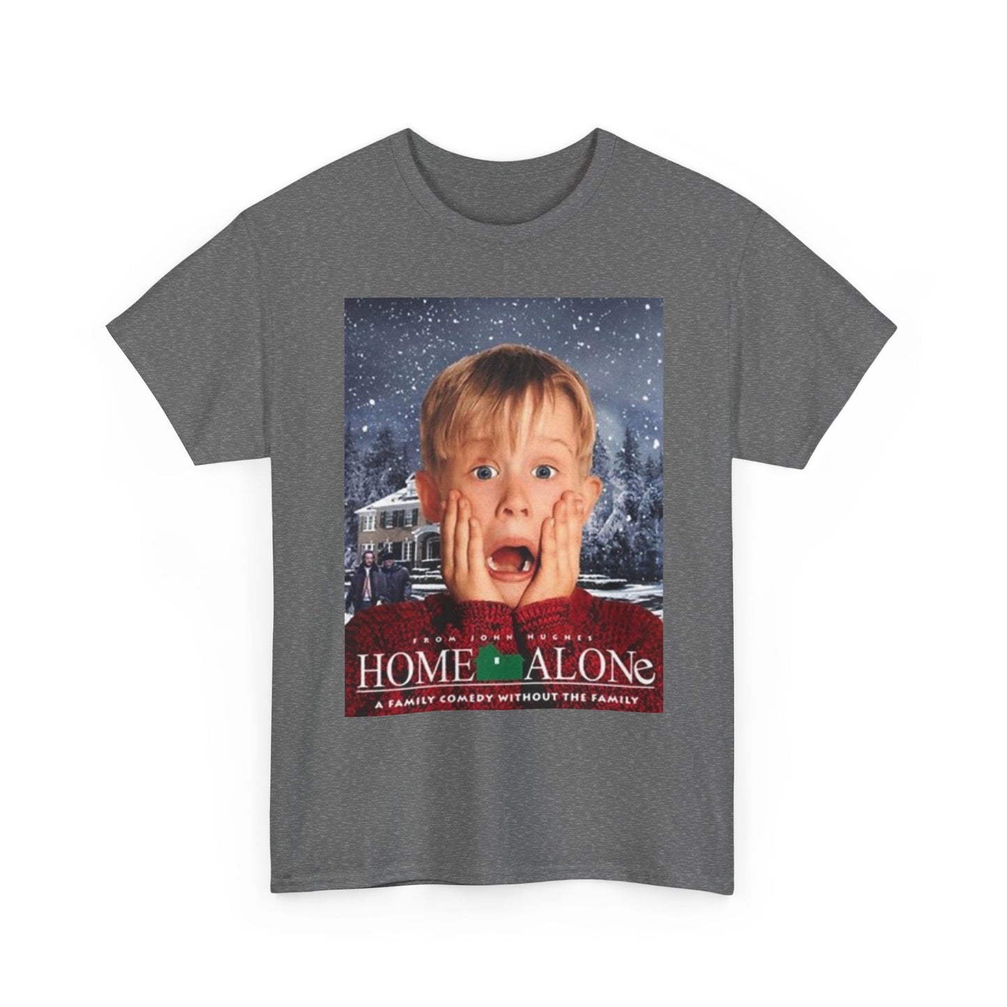 Home Alone T Shirt Vintage Movie Art Christmas Gift Unisex Heavy Cotton Tee