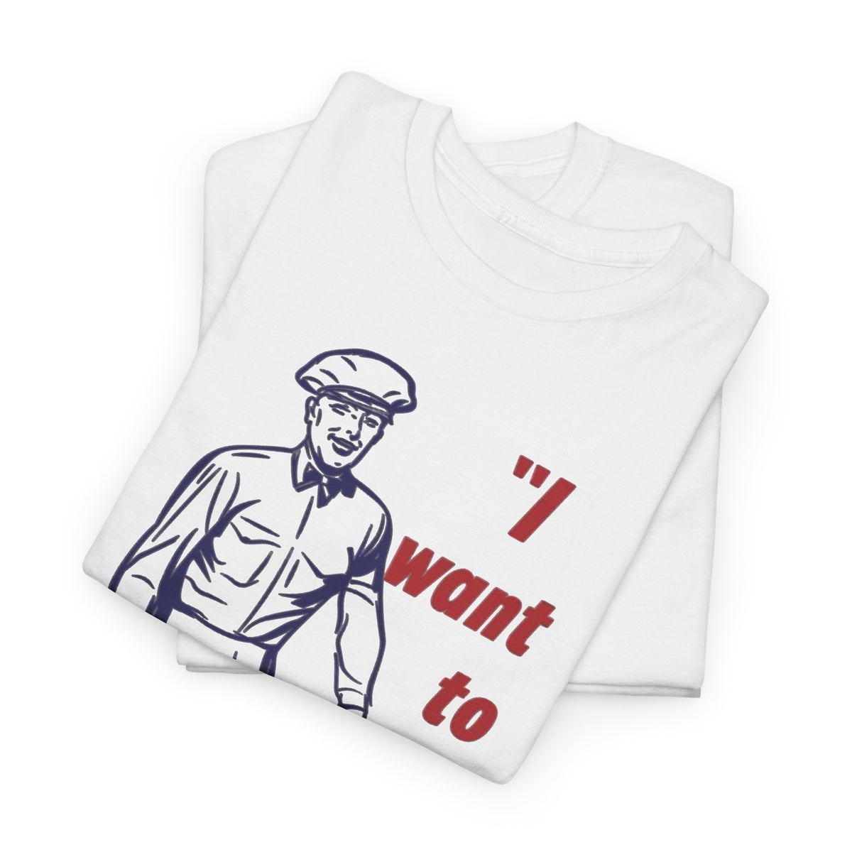 "I Want to Be Your Milkman" T-Shirt | Retro Milkman Illustration Men's T Shirt Funny