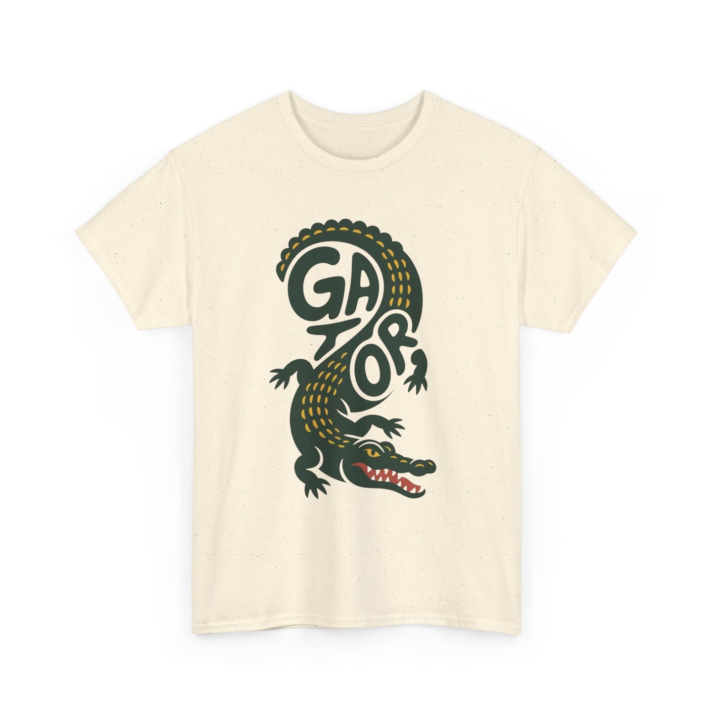 Alligator Graphic T Shirt Unisex Heavy Cotton Tee