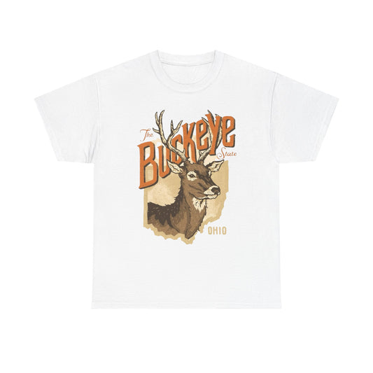 The Buckeye State Ohio Graphic T Shirt NEW ADULT TEE Cotton
