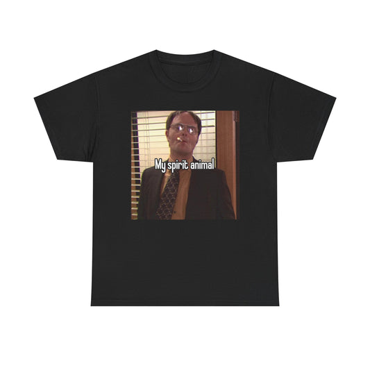 The Office My Spirit Animal Funny Graphic T Shirt ADULT NEW