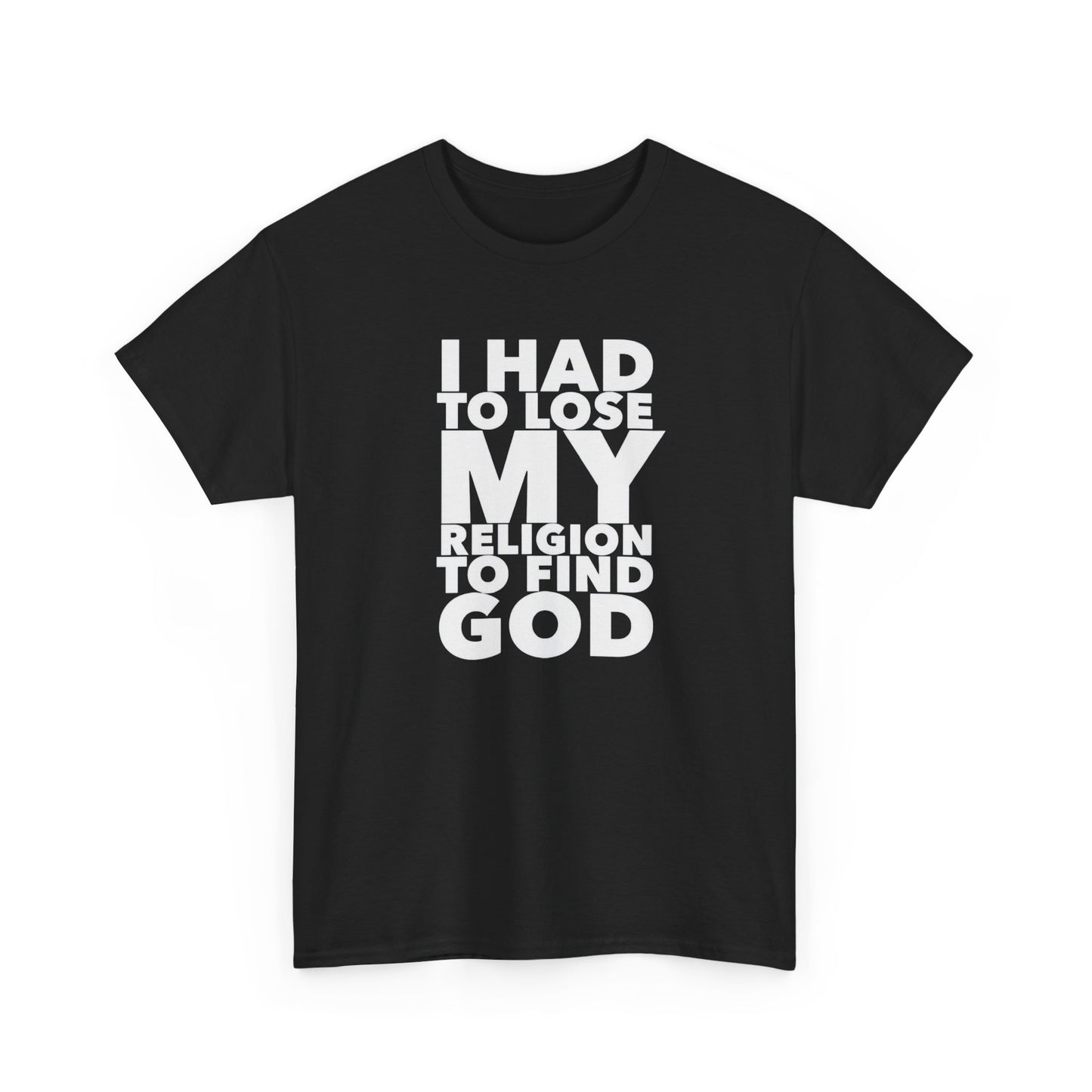Find God Religious Graphic T Shirt NEW GIFT Unisex Heavy Cotton Tee
