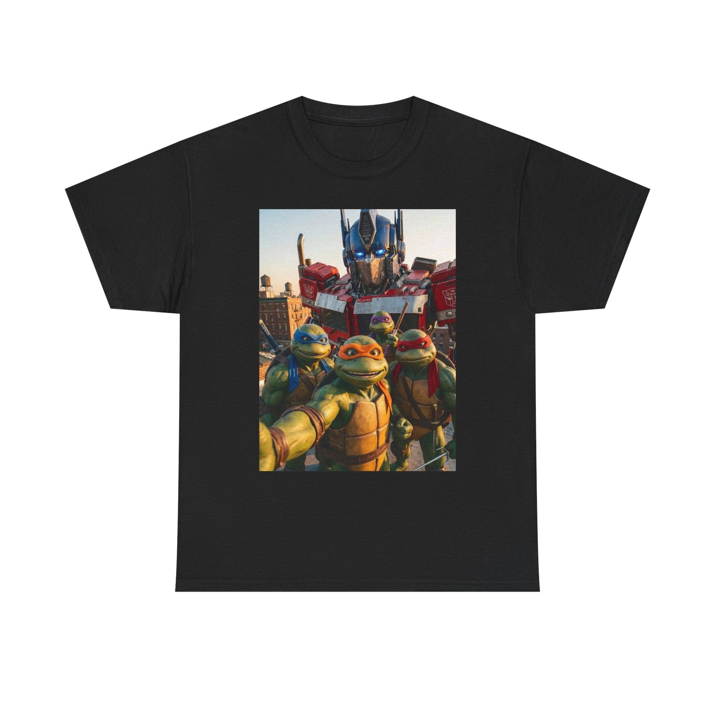 Transformers And Turtles Graphic T Shirt