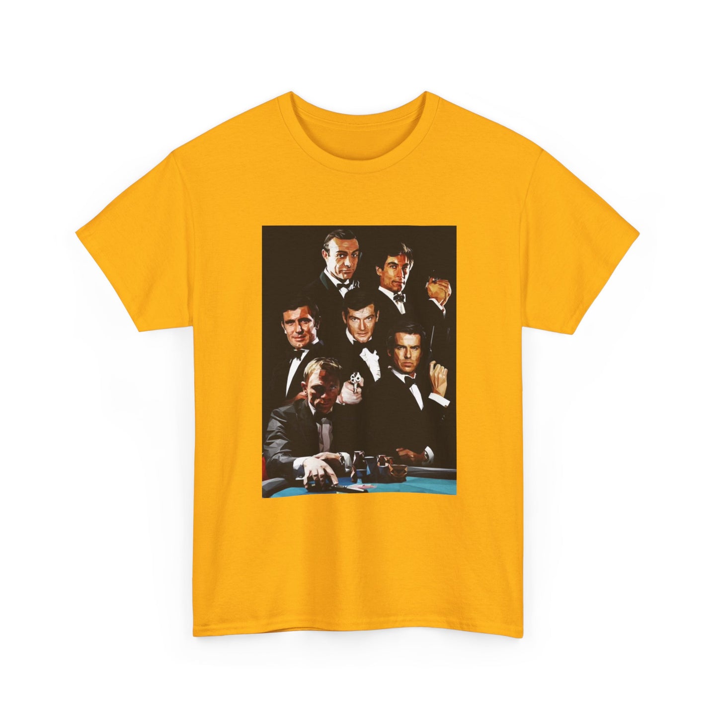 James Bond T-shirt Vintage Bond Collection Merch Unisex Heavy Cotton Tee