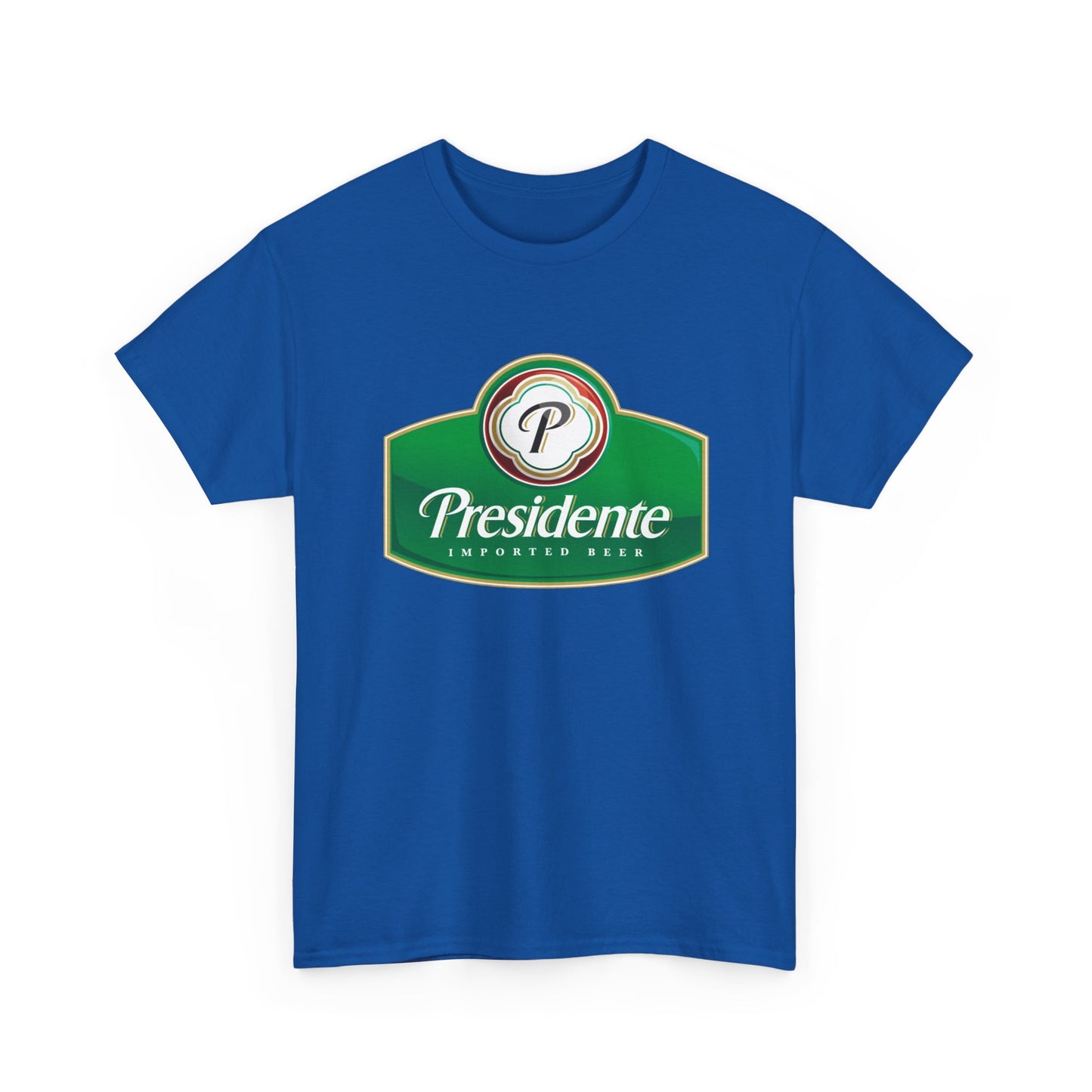 Presidente Beer Logo Shirt Retro Poster Unisex Heavy Cotton Tee