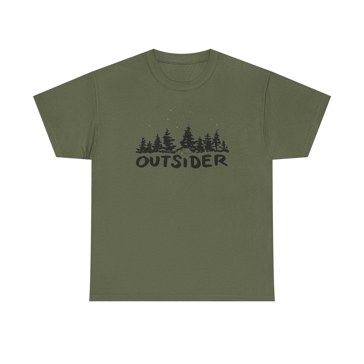 Outsider Camping Graphic T Shirt NEW ADULT