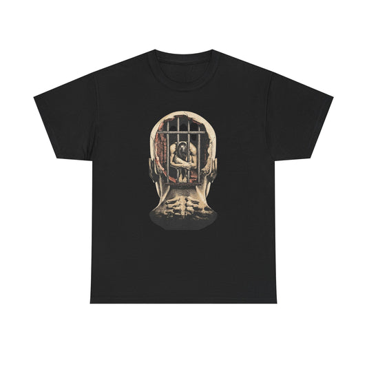 Prison Of The Mind T Shirt Graphic Unisex Heavy Cotton Tee NEW GIFT