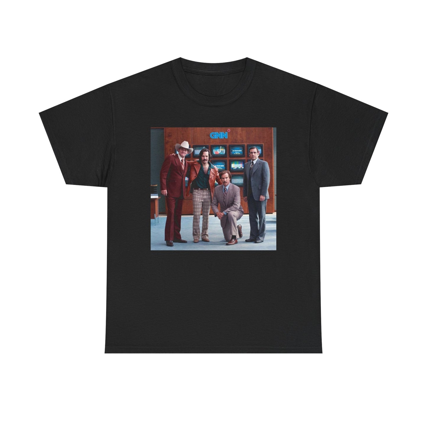 Anchorman Retro Comedy Graphic T Shirt NEW Adult Tee