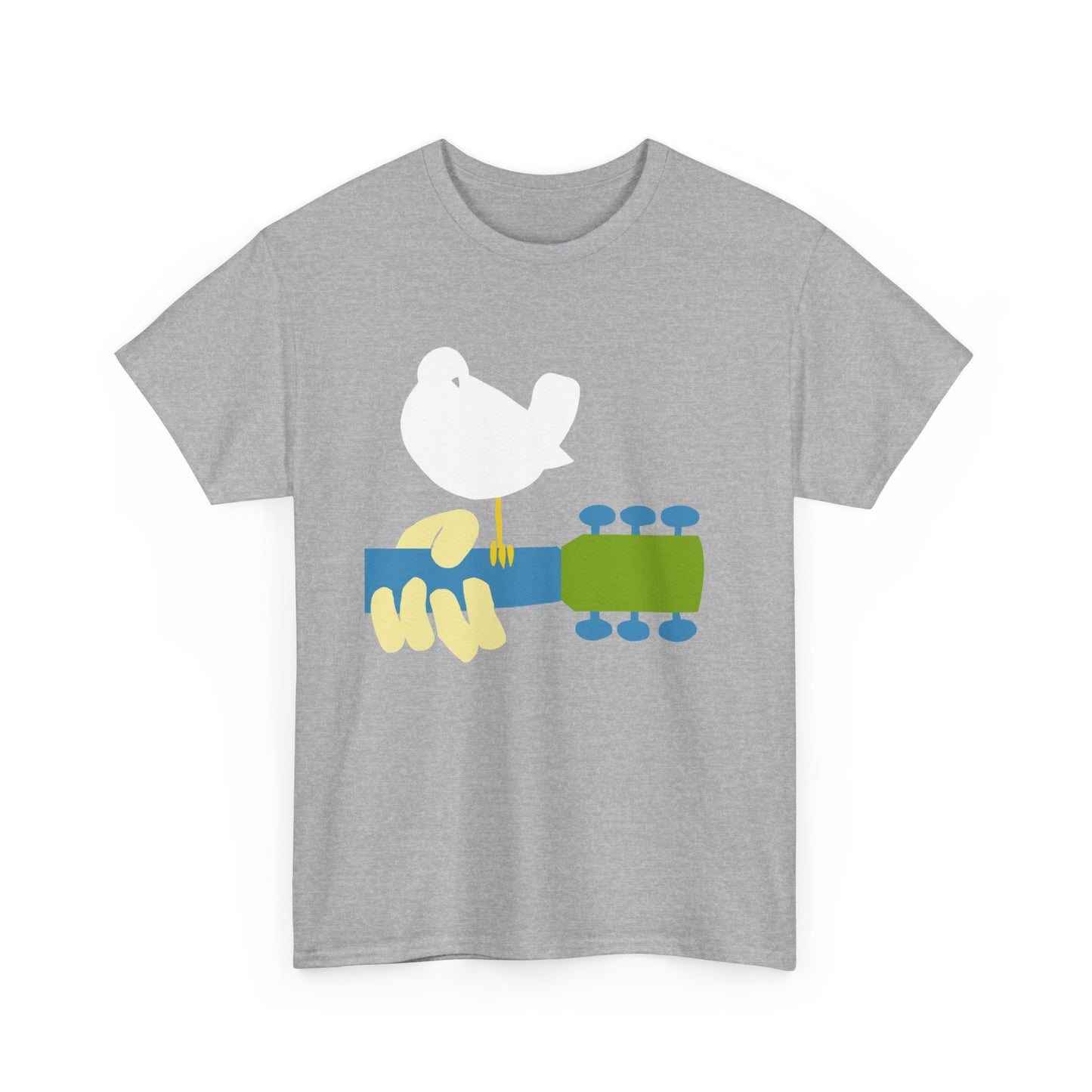 Woodstock Graphic T Shirt Vintage Logo Hippie Groovy Unisex Heavy Cotton Tee
