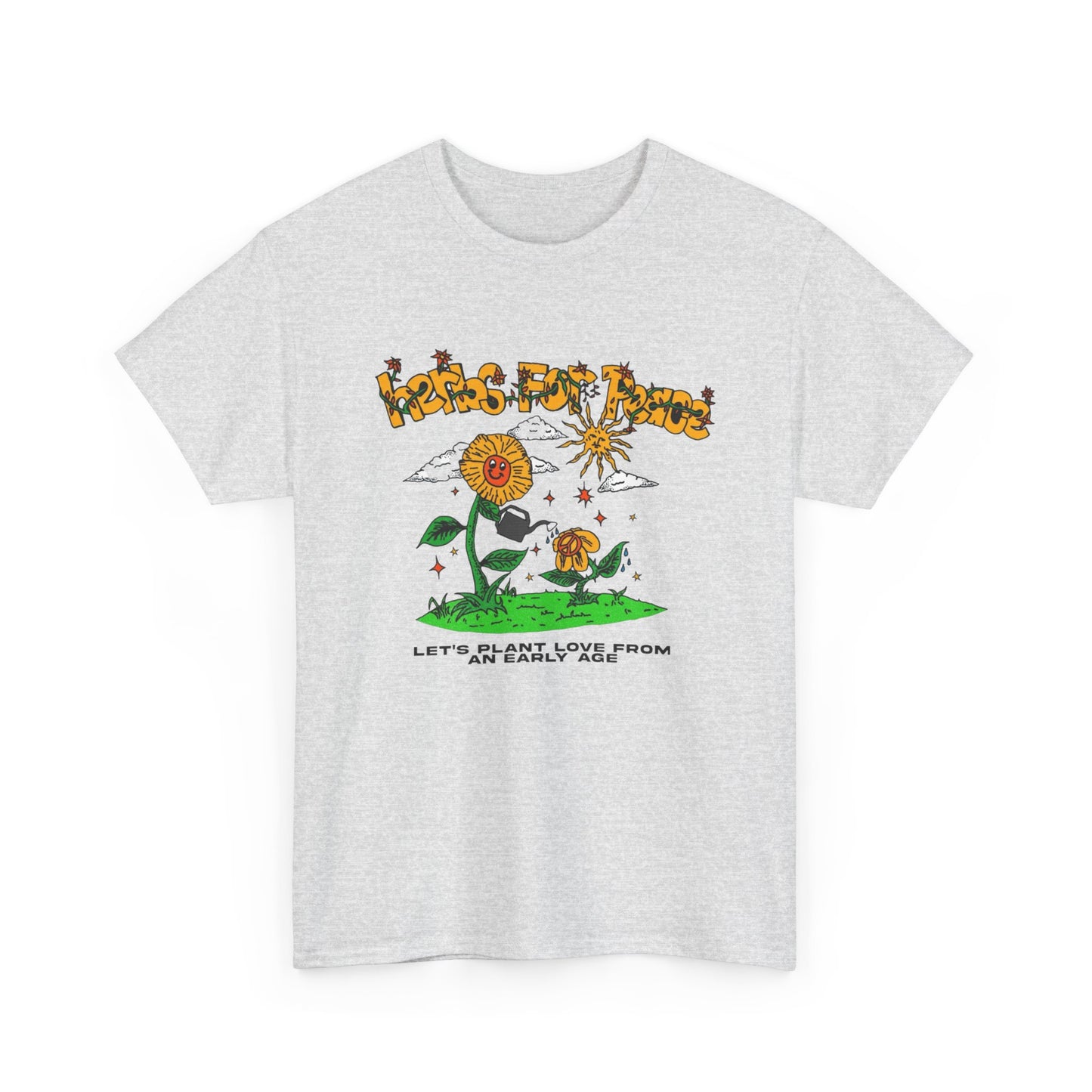 Herbs For Peace Graphic T Shirt NEW Adult Unisex Heavy Cotton Tee