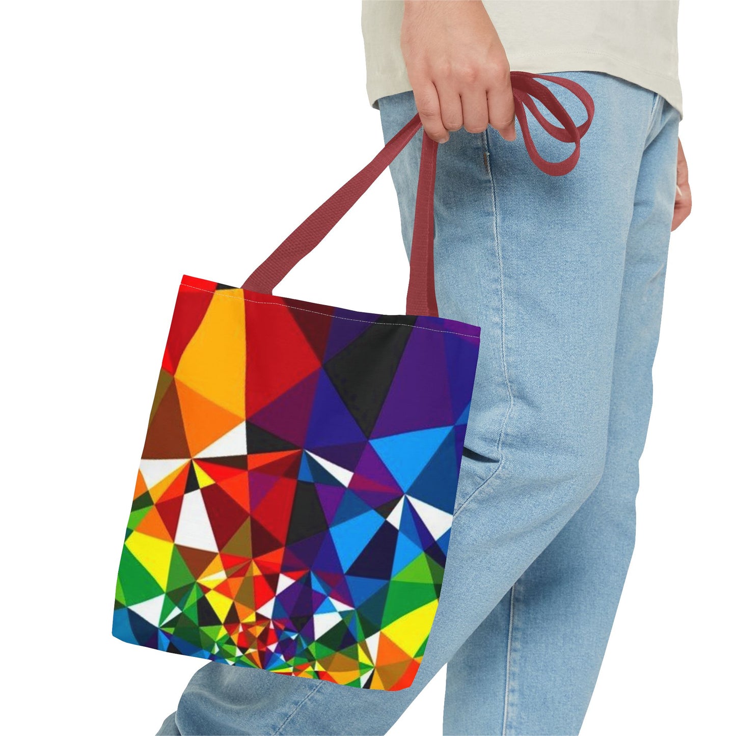 Rainbow Colors BRAND NEW Modern Purse - Pocketbook - Travel Tote Bag (AOP)