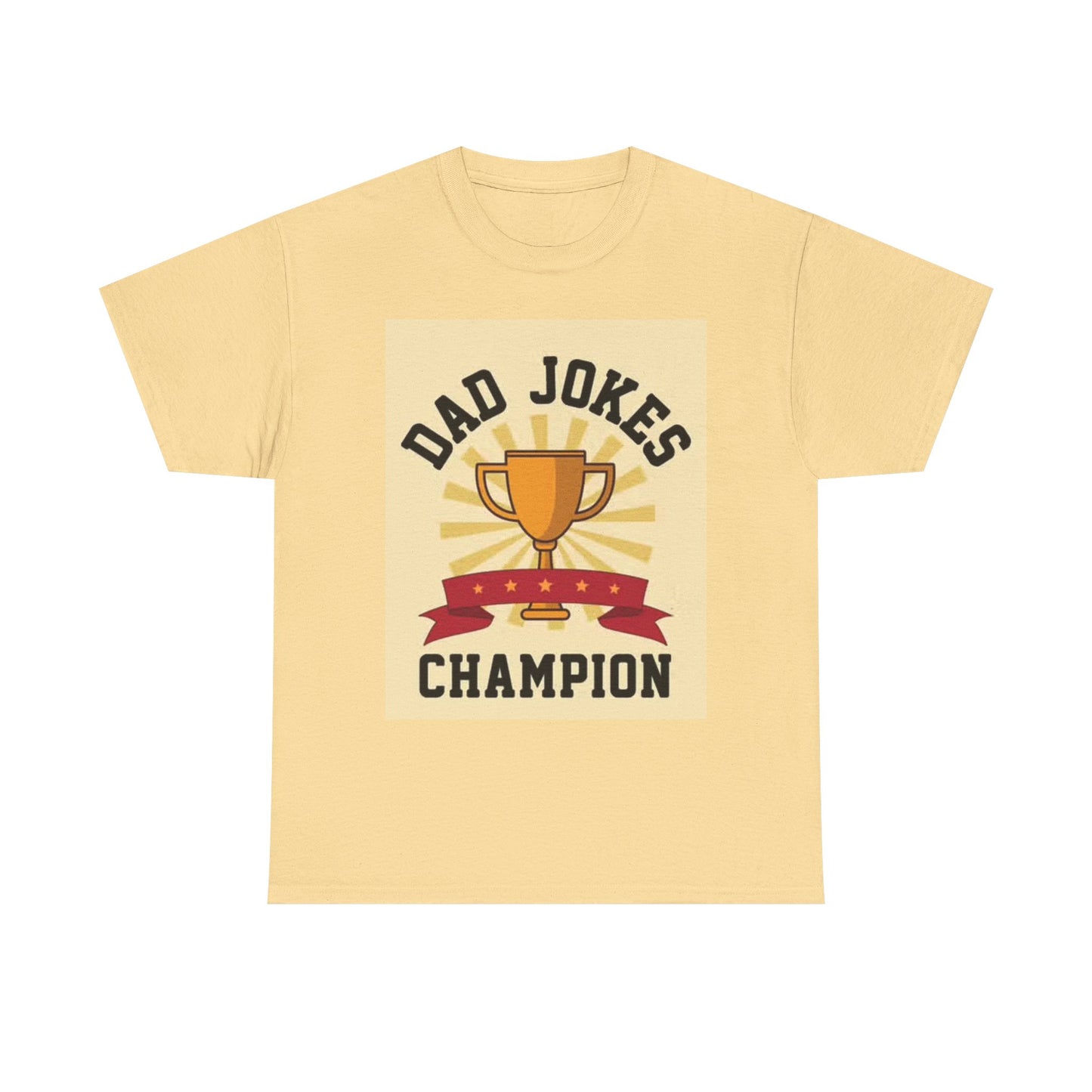 Dad Jokes Champion Shirt Funny Graphic Comedy Funny Unisex Heavy Cotton Tee