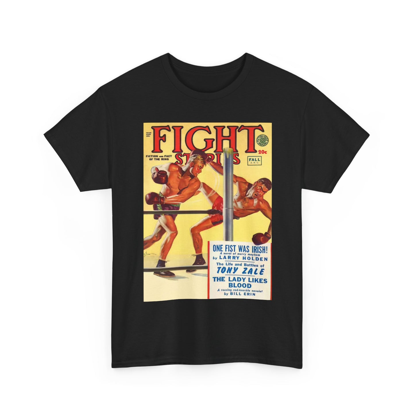 Boxing Poster Tshirt Vintage Art piece Unisex Heavy Cotton Tee