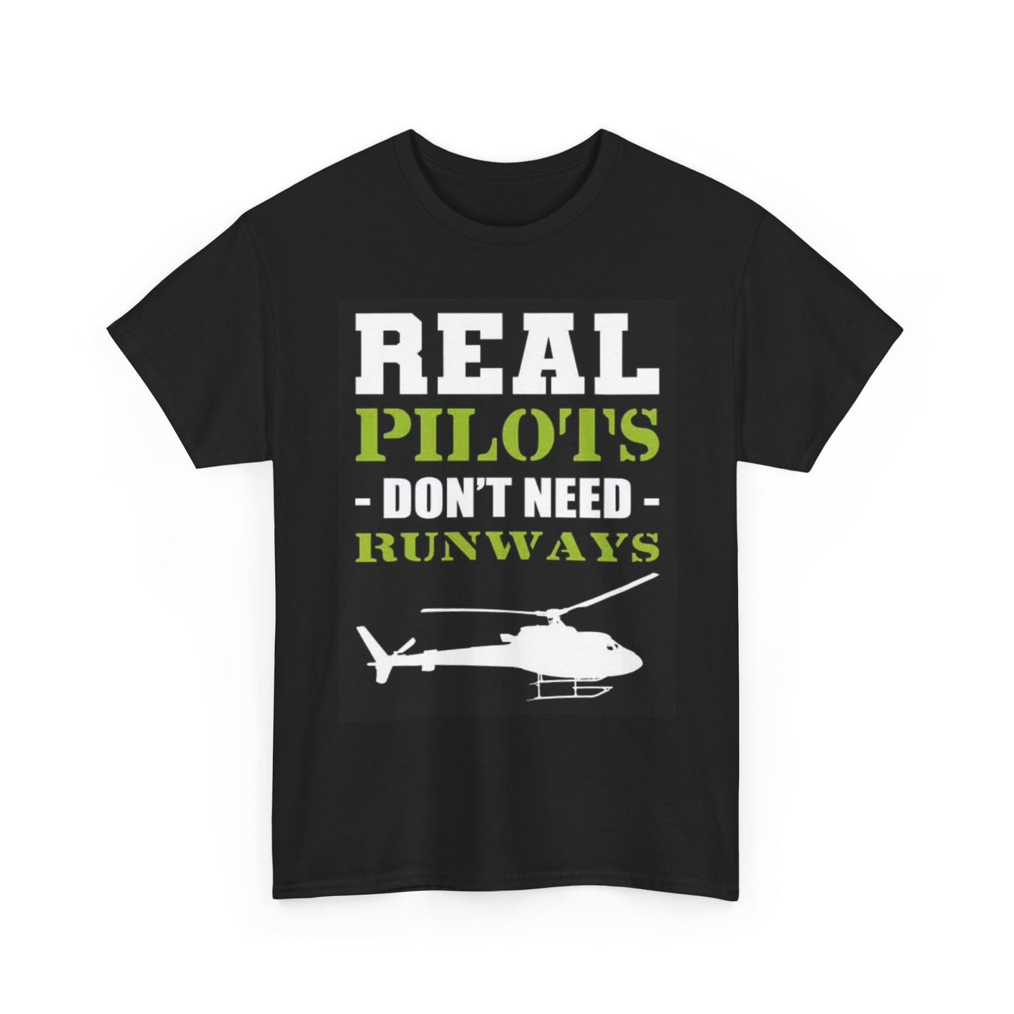 Helicopter Pilot Graphic T Shirt Retro Funny Airplanes Airport Unisex