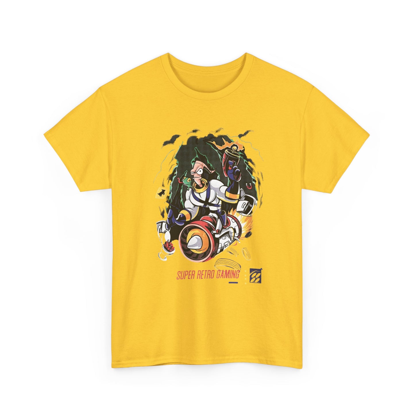 Earth Worm Jim Vintage Gaming Retro Graphic T Shirt NEW Unisex Heavy Cotton Tee