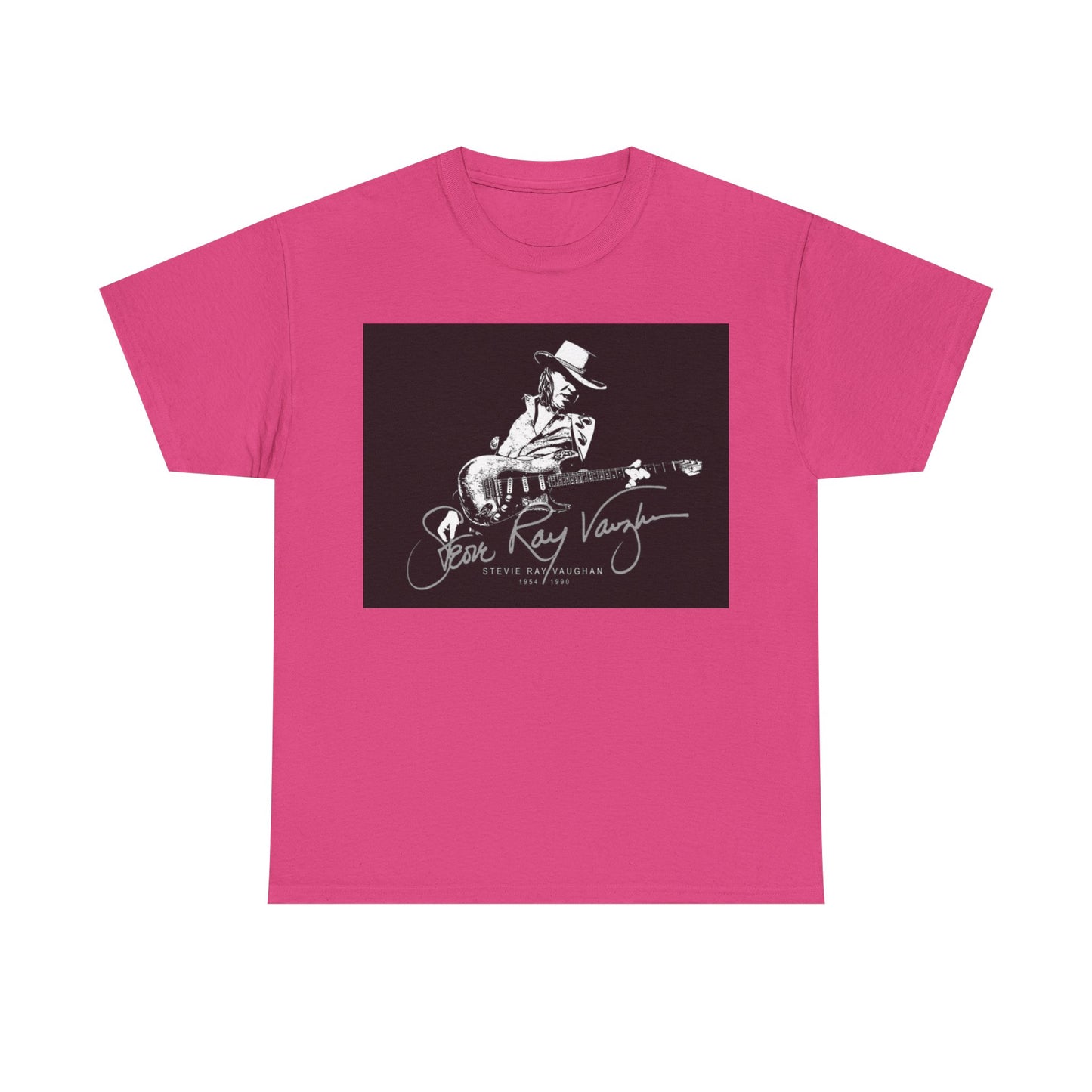 Stevie ray vaughn T-shirt Vintage retro rock album Unisex Heavy Cotton Tee