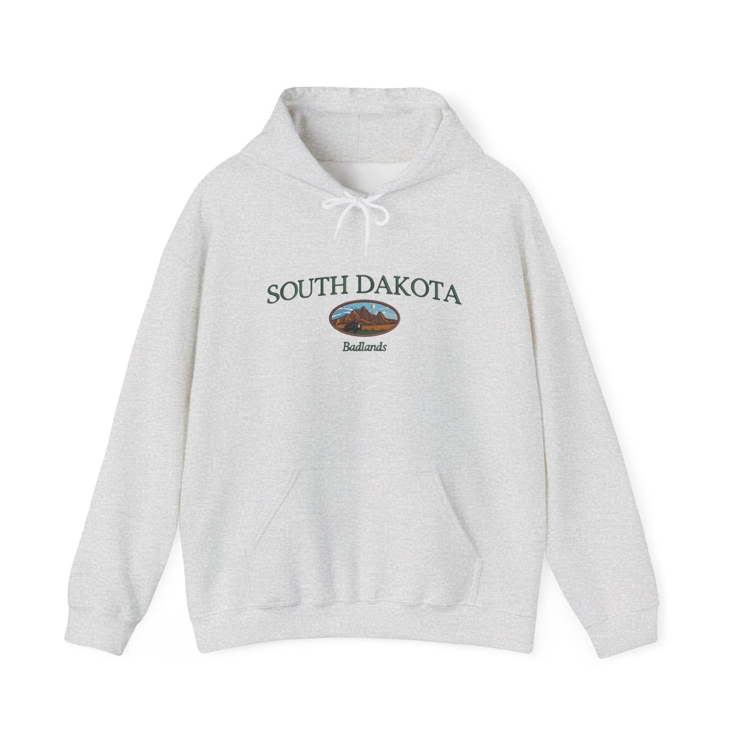 South Dakota Badlands Graphic Hoodie Heavy Blend Sweatshirt NEW